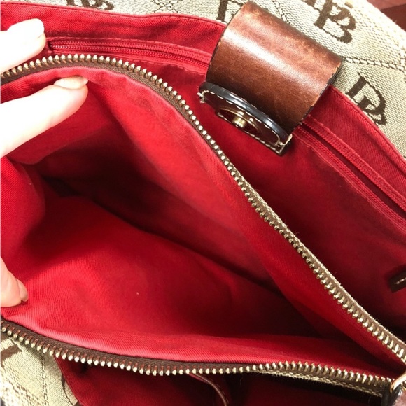 Dooney & Bourke Tan and Brown Tote Bag - Picture 11 of 15